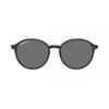 Full Rim Round Matte Black Smartbuy CollectiOn Camelo Clip On Only Polarized Clip Trc 184 1 fashiOn Unisex Sunglasses