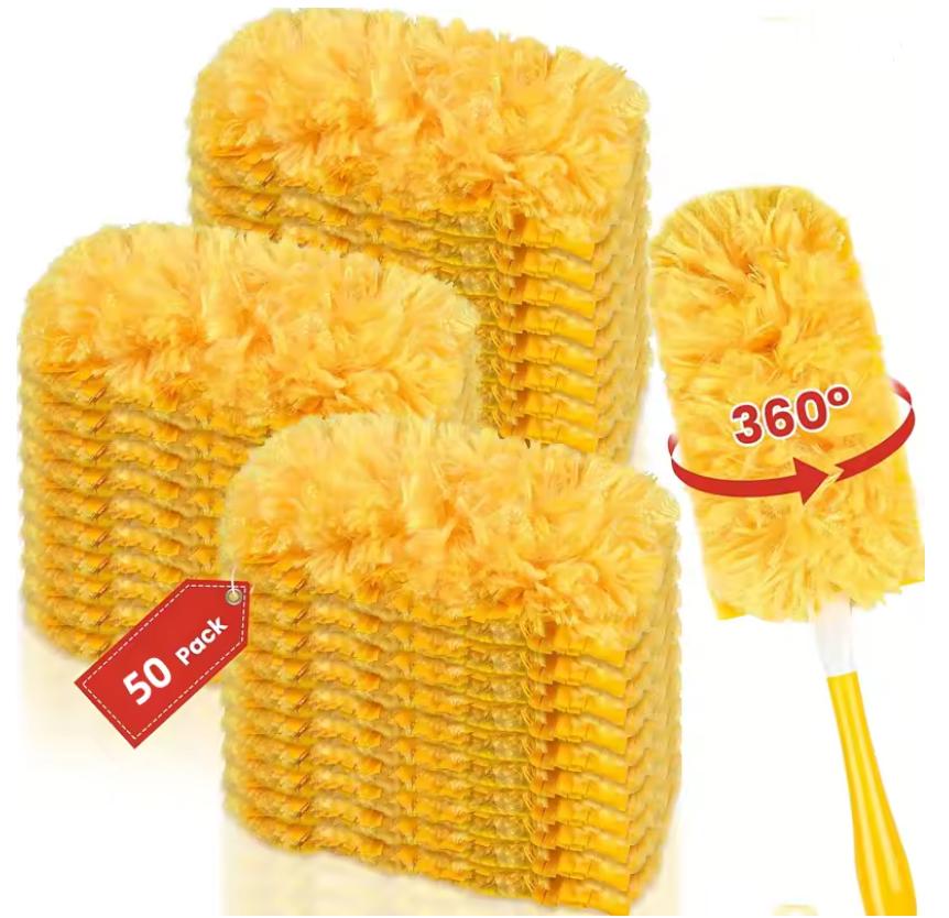 Double Sided 360 Electrostatic Duster Spider Web Cleaner Disposable Feather Duster for Roof Desktop Dust Cleaning Cleaning