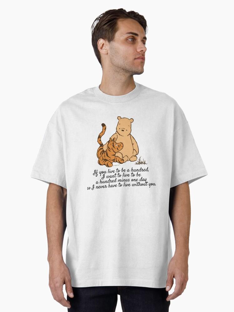 Winnie the Pooh Winnie the Pooh and Tigger Quote Oversized T-Shirt
