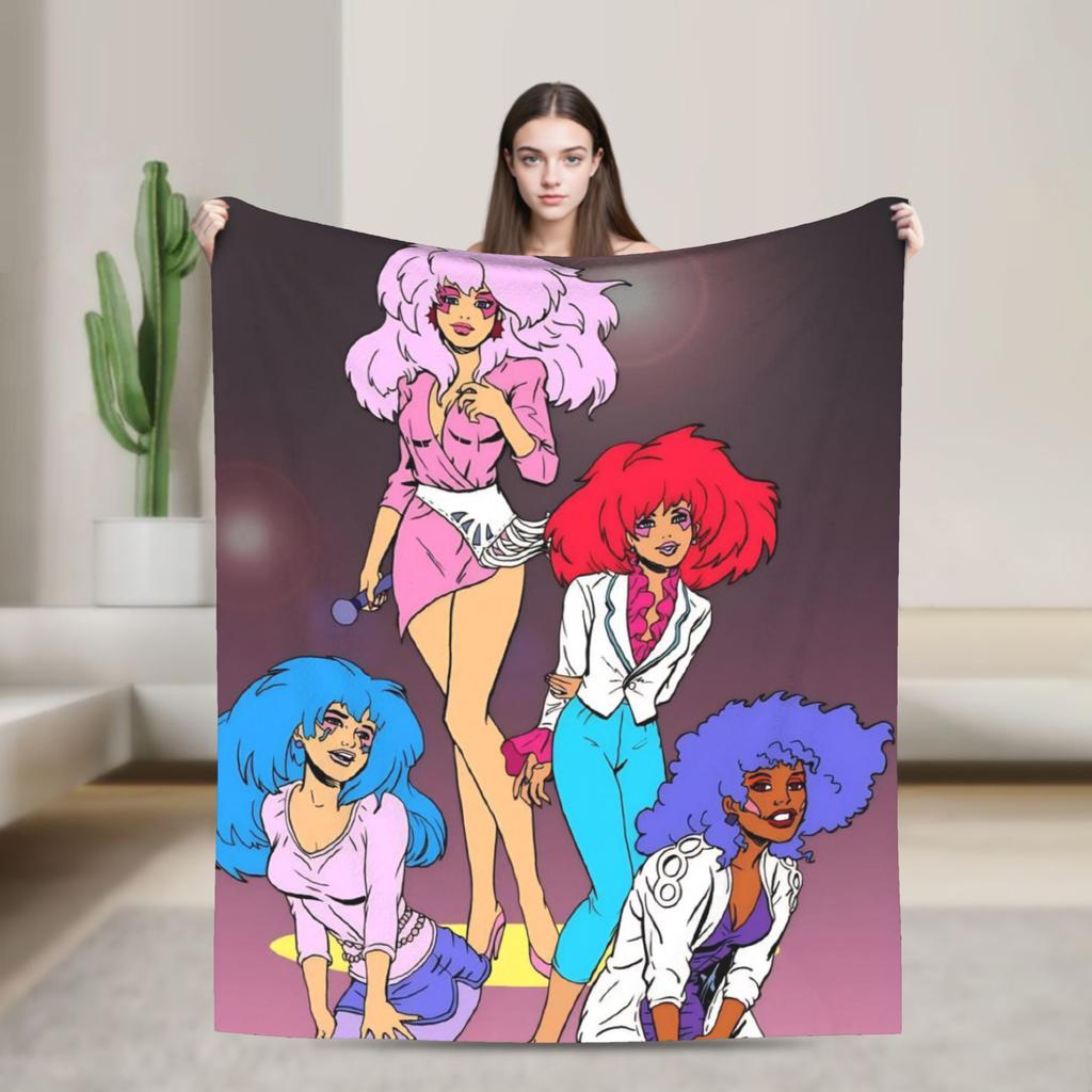 Плед Jem And The Holograms в подарок для мужчин и женщин, теплый, уютный, пушистый, плед для дивана, 50x60 дюймов, разные размеры