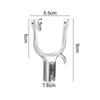 U Shaped Clothes Rod Joint Aluminum Alloy Durable Clothes Fork Head Portable Laundry Hanging Fork Household