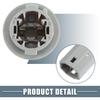 License Plate and Rear Side Marker Light Bulb Socket Connector 90075-99011 for Toyota Land Cruiser Base 98-18 for Toyota Prius 04-15 for Toyota C-HR