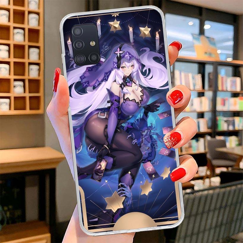 Honkai Star Rail Black Swan Cover Phone Case For Samsung Galaxy A12 A22 A32 A52 A72 A02S Phone Case Note 20 Ultra 10 S10 Plus A5