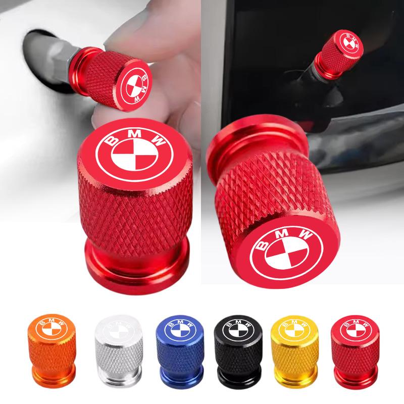 4Pcs Aluminum Car Wheel Tire Valve Caps Tyre Rim Stem Covers Airdust Waterproof For BMW G20 G38 F20 F39 F48 E46 E60 E36 E39 E70 CD0