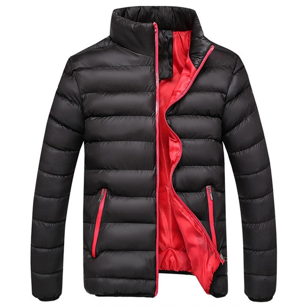 Men Winter Padded Coats Warm Slim Fit Outerwear Thick Casual Jacket Stand-Collar Lightweight Outerwears For Man Comfort Hombre