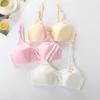 Girls Cotton Bra Puberty Teenage Breathable  Kids Clothes Children Vest Training Bra 8-14Years