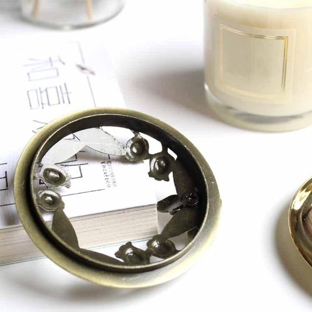 Антикварный стиль банка для свечи крышка топпер крышки равномерно для дома отеля