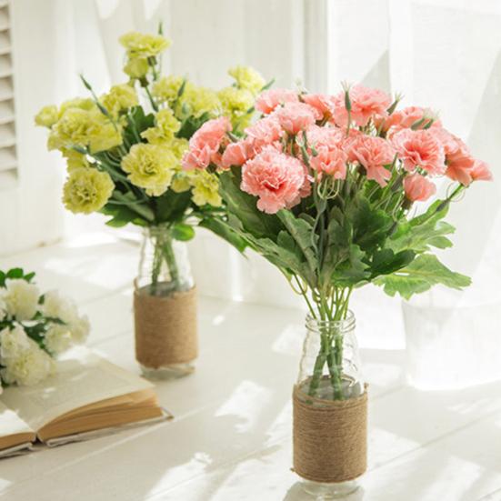 Искусственное растение, яркие, экологически чистые, многоразовые, красивые, для дома и сада, гвоздика, альбом для вырезок, искусственные цветы на день рождения