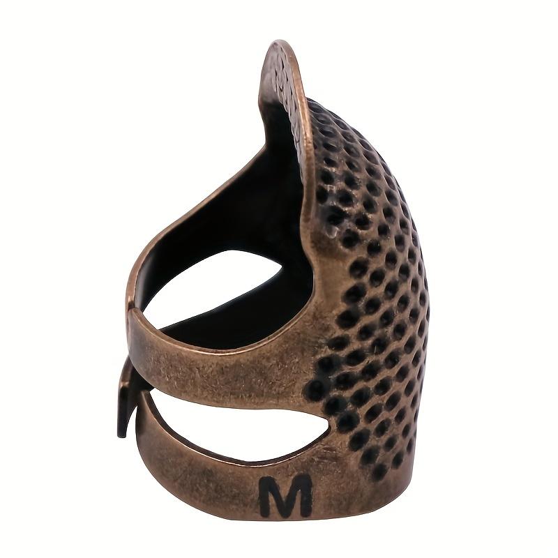 1 шт. Инструмент для шитья Наперсток на палец Набор пяльцев Домашний Ручной работы Вышивка крестом Наперсток Утолщенный Регулируемый Медный Игла Нить