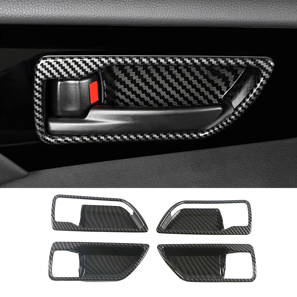 Для Toyota Highlander XU70 2024 года выпуска, аксессуары для салона автомобиля, молдинги, стильная центральная часть управления, отделка из углеродного волокна