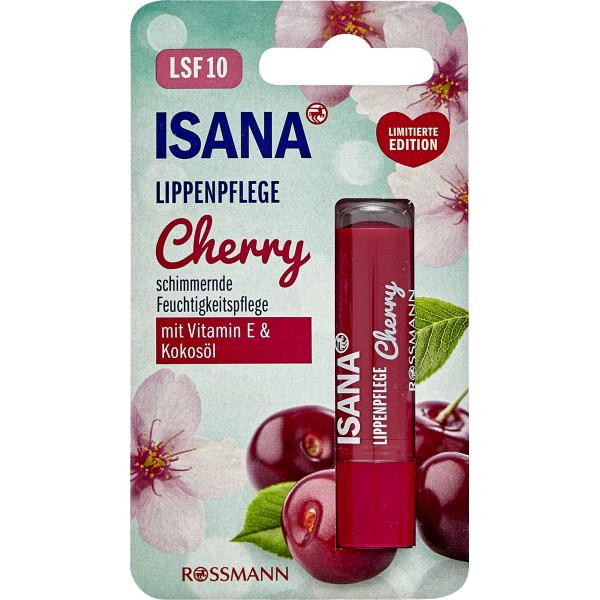 Германия Rothmann ISANA Lip Care Вишня 4.8г