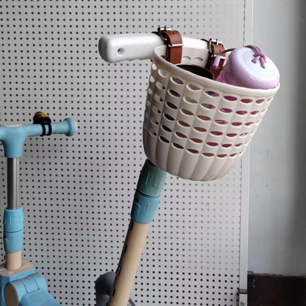 Водонепроницаемая пластиковая велосипедная корзина, съемная корзина на руль для велосипеда, детская велосипедная корзина, корзина для трехколесного велосипеда