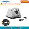 Gwyaf White Trailer Truck Camera  AHD1080P Mini Front/Side Reversing Camera Wide View Angle Fifth Wheel/RV Camper Parking Camera