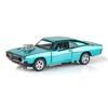 1:32 Зарядное устройство 1970 Модель Автомобиля Игрушки Сплав Литье под давлением Гальваническое покрытие Модели Звук Свет Двери Открываются Оттянуть Назад Украшение Автомобили Подарки для Мальчиков