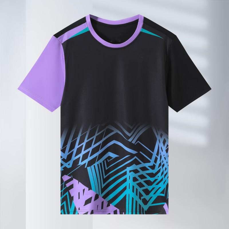 Quick-Dry Badminton Shirt Men Women Kids Team Uniform Training Competition Sportswear Breathable Short Sleeve