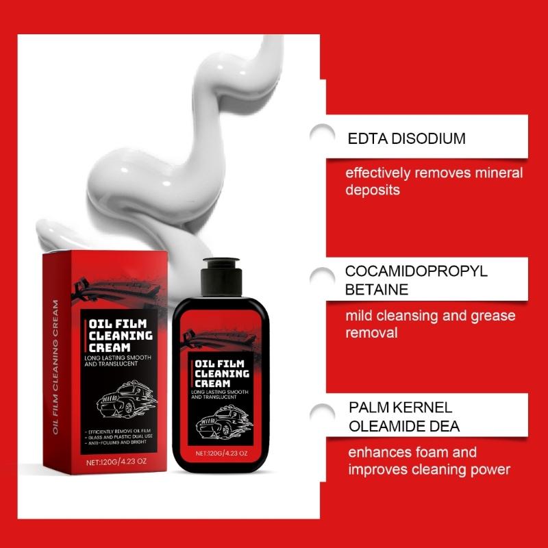 Очиститель-восстановитель для стекол Удалитель масляной пленки Инструмент для чистки для дождливых дней Улучшенная видимость в темное время суток Безупречное лобовое стекло