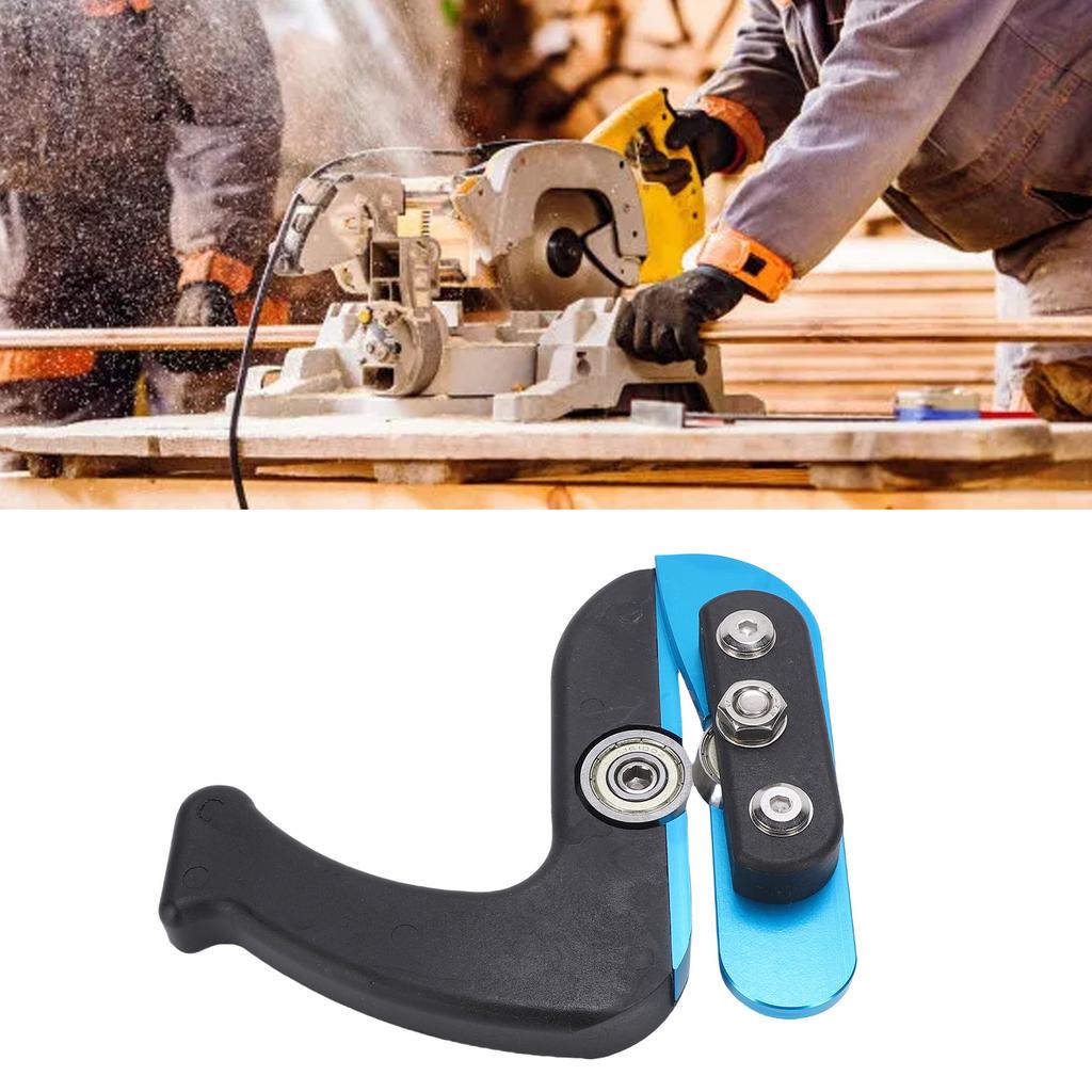 Woodworking Veneer Cutter, Aluminum Alloy Double Bearing Cutter for PVC ABS Melamine Panels with Stainless Steel Blades Ergonomic Handle