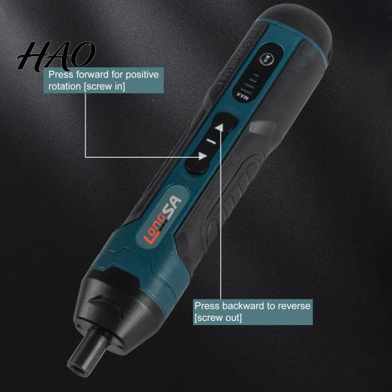 Precision Screwdriver 1 Set Electric USB Charging Multi-function Powerful 3.6V Cordless Electrical for Industry Rechargeable