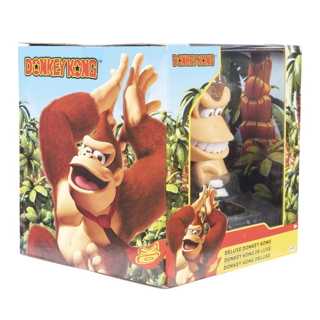 Nintendo Super Mario 15cm Tall Donkey Kong Action Figure with Pose Perfect for Play and Display for Kids and Collectors Ages 3 and 6" / Function, Up.