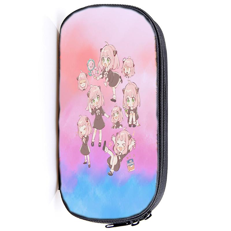 Семейный пенал Spy X Anya Forger, многофункциональный пенал, школьные принадлежности, чехол для ручек, канцелярские принадлежности, пенал