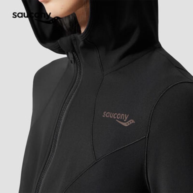 SAUCONY Женский повседневный вязаный кардиган с капюшоном