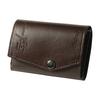 Маленький кошелек Giacomo Valentini Модель Кошелек Сделано в Японии Шоколадный [Абрасас] Мужской