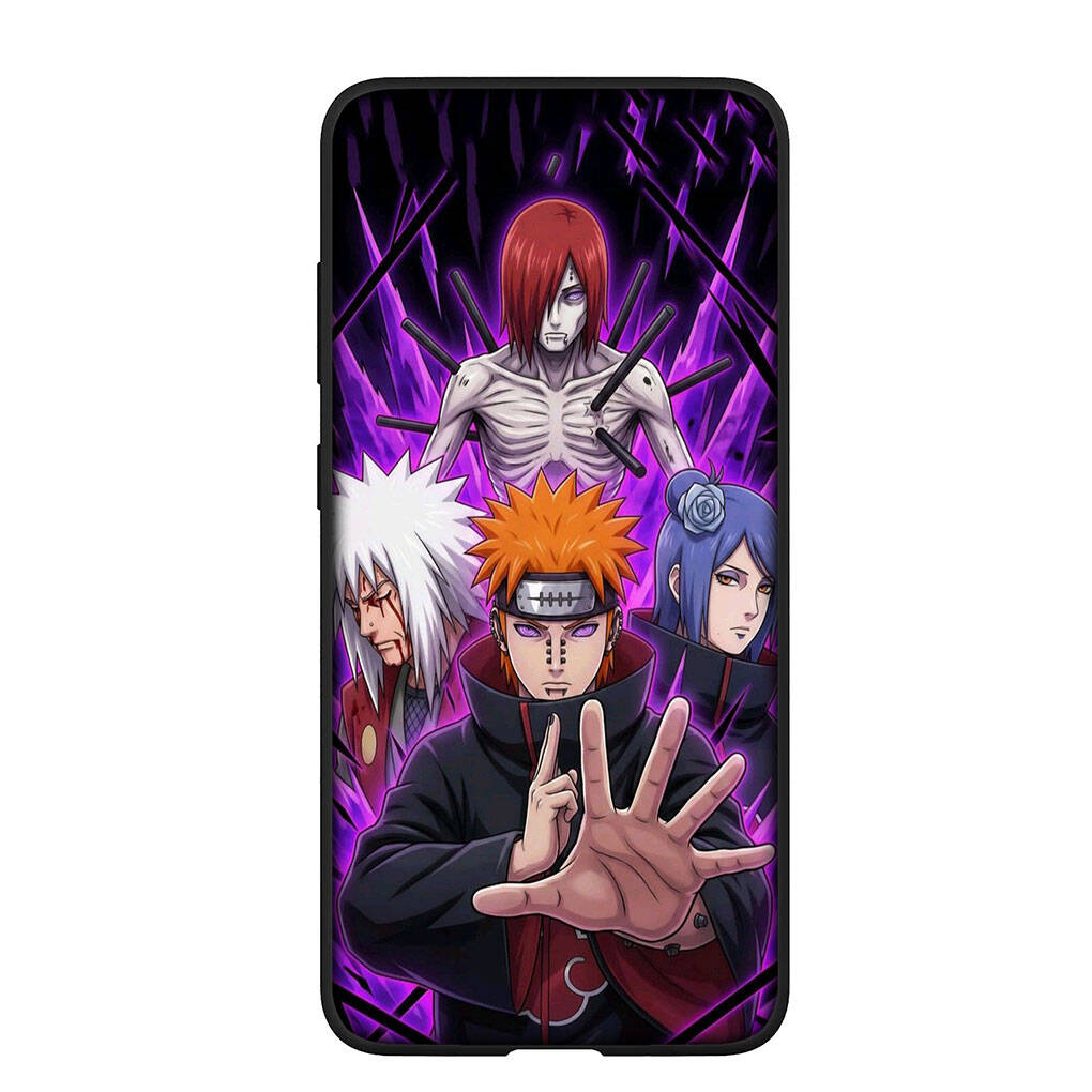 Case for Samsung Galaxy S25 S23 S24 Ultra FE Plus A05 A06 A15 A16 A36 A37 A35 A54 A55 A56 A57 A25 A26 A53 A17 Pain Poster Anime Akatsuki Narutos Cover