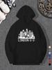 New Stylish Hoodie with 'LONDON' Slogan Print