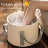 New Adult Foot Soaking Bucket Portable Travel Insulation Foots Bath Dormitory Washing Buckets Soaking Bag Foldable Tub Home