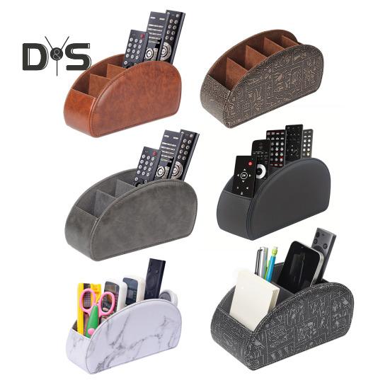 Ящик для хранения пульта дистанционного управления с 5 отделениями, большой вместимостью, органайзер для хранения пульта дистанционного управления, держатель для ручек
