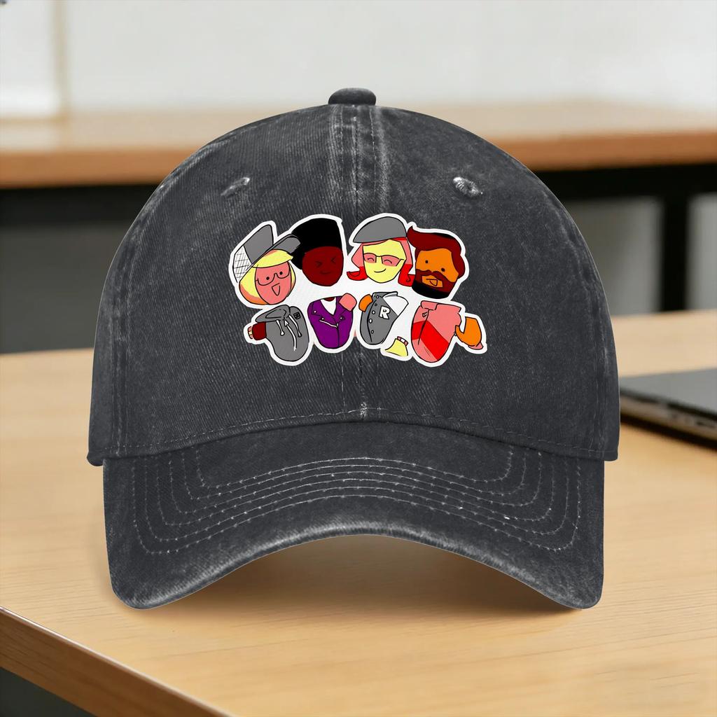 Summer Game RRec RRoom Baseball Cap Sun  High Quality Design Washed Trucker Couple Women Vintage Running Hippie Snapback Cap