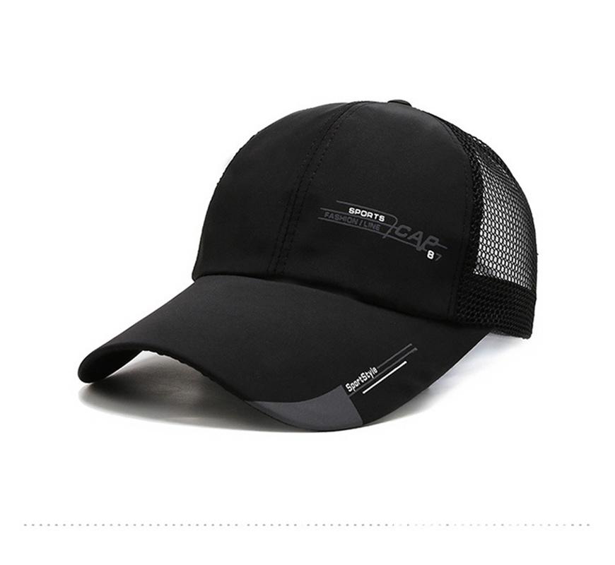 Бейсбольная кепка Trucker Snapback Mesh изогнутая мужская женская летняя шляпа от солнца