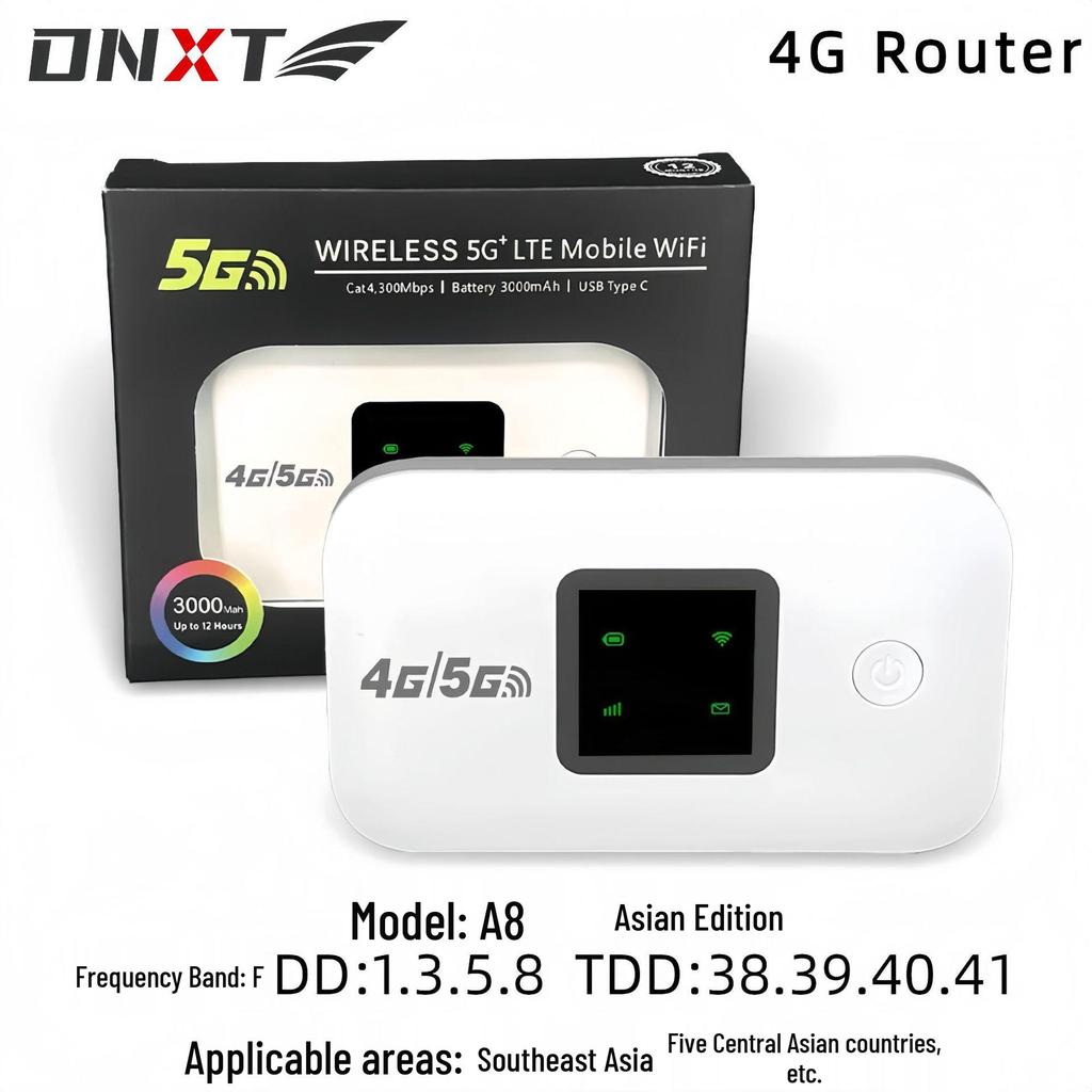 Карманный WiFi-роутер 4G для автомобиля с поддержкой SIM-карты