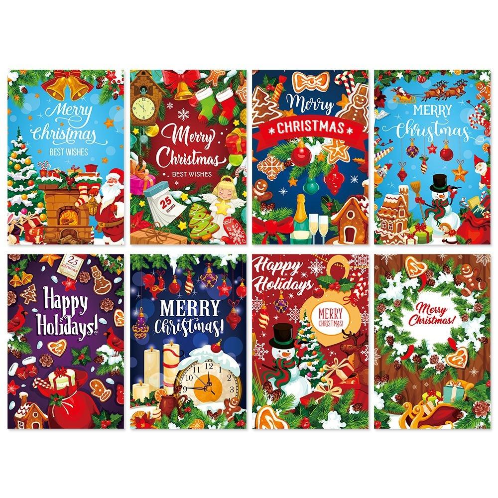 Snow Man Christmas Wine Bottle Sticker Wine Bottle Cover Christmas Party Decor