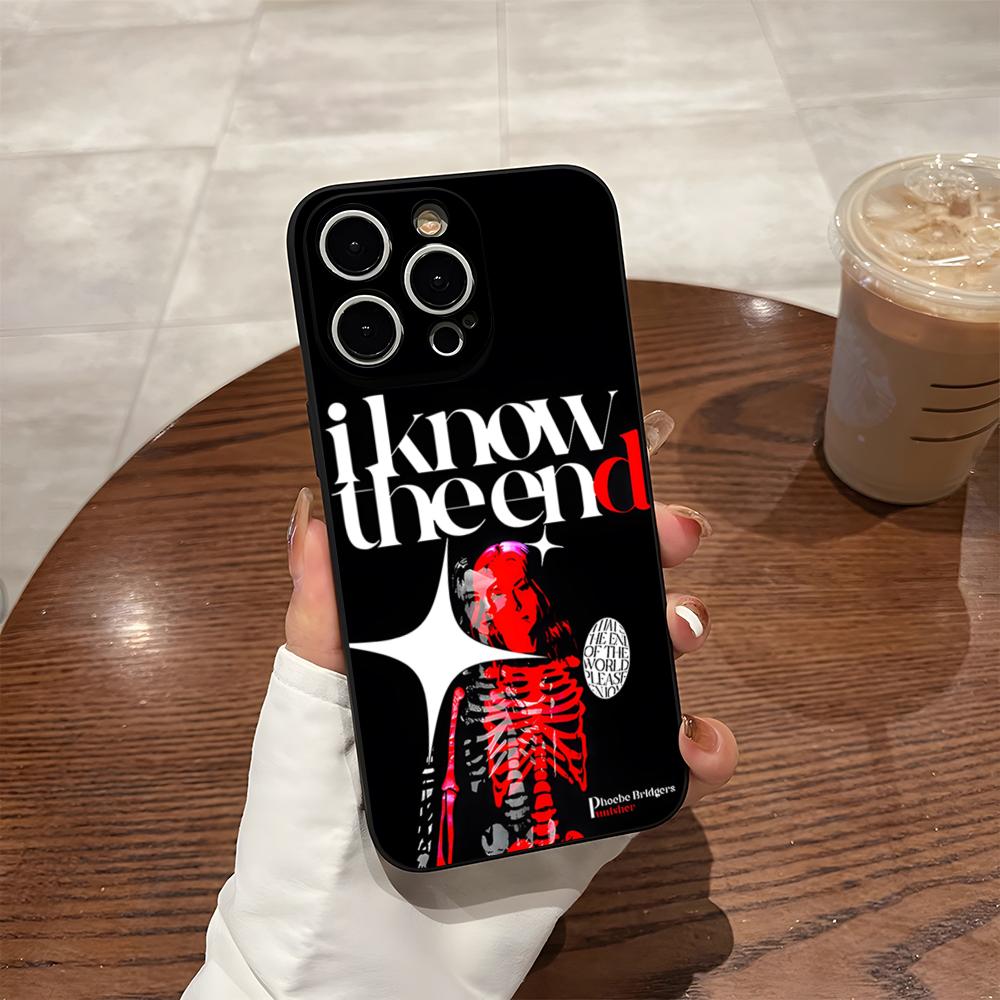 Чехол для телефона Punisher Phoebe Bridgers для 17 Pro Max iPhone 14 Pro Max 12 16 15 13 Pro 11 Xr X Xs 8 7 Plus Задняя крышка