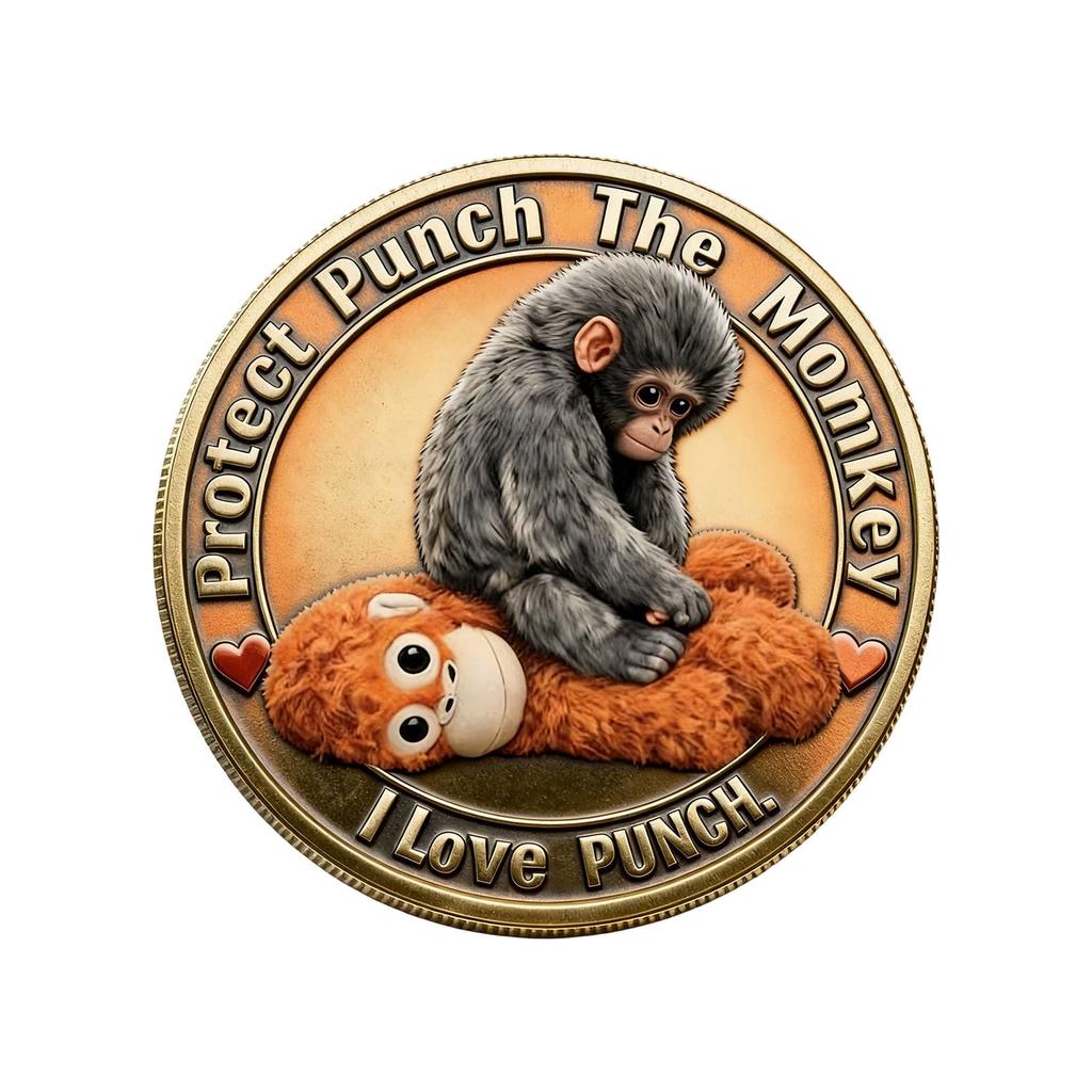 I love Momkey, Monkey commemorative coin
