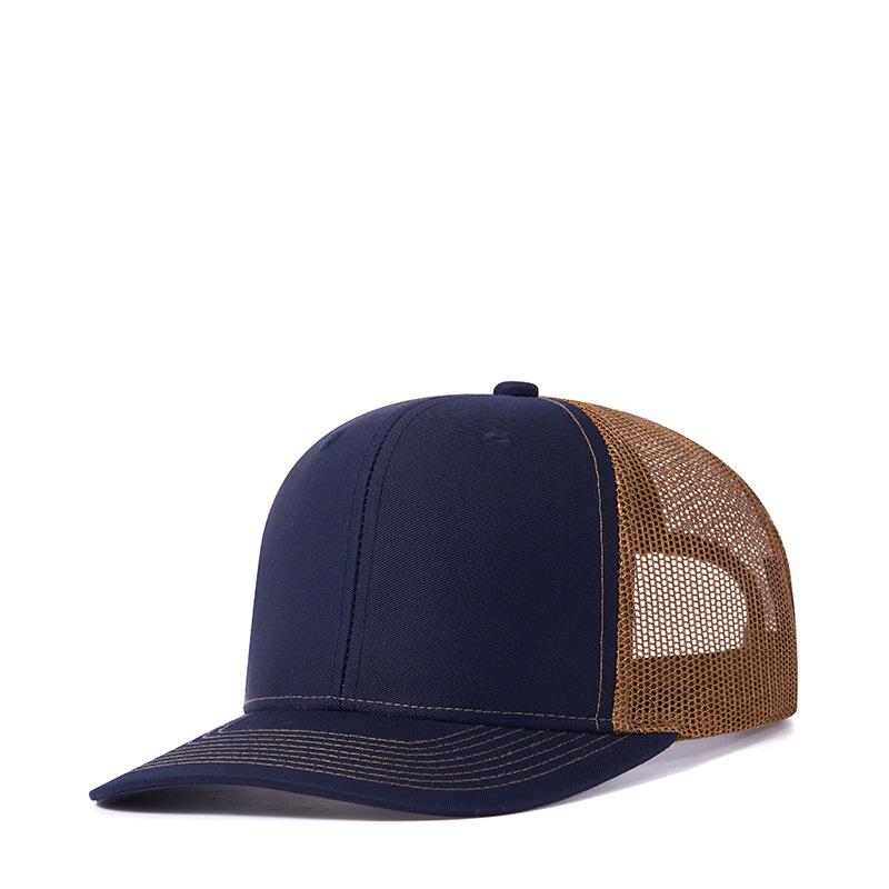 Custom Logo Animal Hunting Leather Patch Mesh Snapback Richardson 112 Trucker Hats Caps Duck Camo Trucker Hats