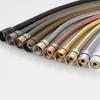 Новый высококачественный черный шланг для душа, фитинг для ванной комнаты, мягкая ванна из нержавеющей стали, 1,5/2/3 метра, водопроводная труба, хром, золото, серый
