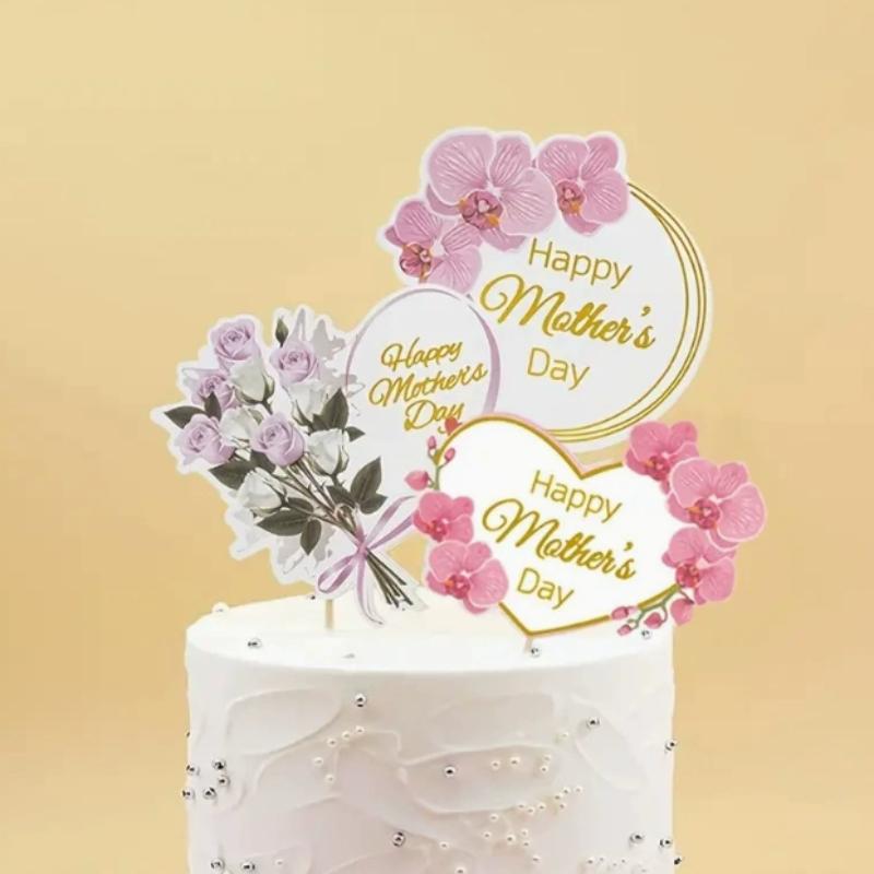 10 шт. Табличка для торта на День матери, Подставка, Табличка-вставка для торта, десерта, Табличка в форме сердца, Подставка для украшения ко Дню матери