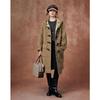 French-Style Reversible Wool-Blend Hooded Trench Coat