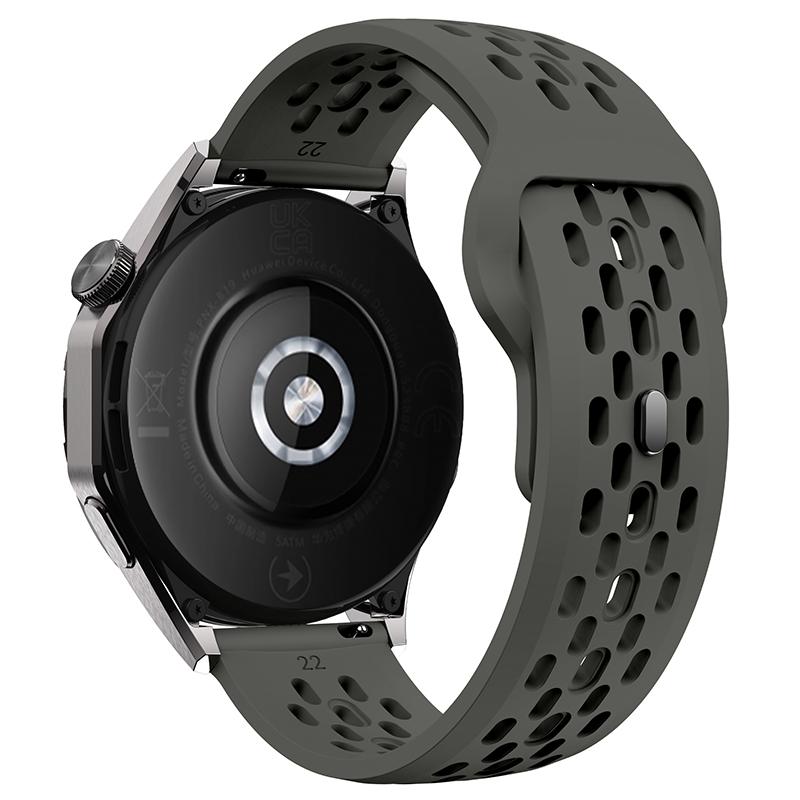 20 мм 22 мм Силиконовый ремешок с отверстиями для Samsung Galaxy Watch 7 FE 6 5 4 для Huawei GT5 4 3 GT2 Pro браслет для Garmin Vivoactive4