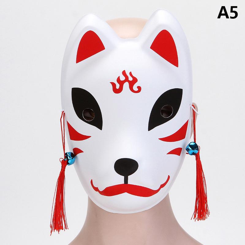 1 шт., аниме, маски лисы, половина лица, маска кошки, маскарад, фестиваль, вечеринка, реквизит для косплея