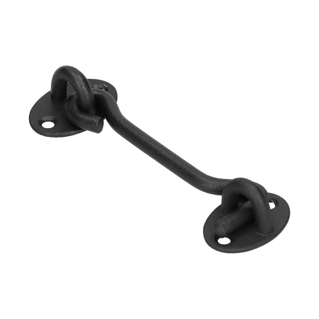 Замок для двери амбара из нержавеющей стали, комплект защелок для раздвижных дверей, аксессуары черного цвета