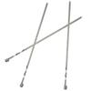 New Practical 10Pcs Stainless Steel BBQ Barbecue Skewer Roast Stick Grilling Kabob Kebab Flat Skewers Needle wholesale