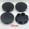 4Pcs/lot 53mm Car Wheel Center Hub Caps Car Wheel Dust-proof Covers ABS No Logo Car Wheel Decorations Exterior Auto Accessories
