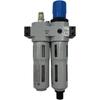 FRC-1/4-D-MINI Фильтр-регулятор-лубрикатор, Шаровой кран, Резьба 1/4 дюйма, 3 порта, Один цвет