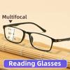 Far Near Dual Use Reading Glasses Progressive Multifocus Anti Blue Light Eyewear Zoom Eye Protection Bifocal Far Sight Glasses