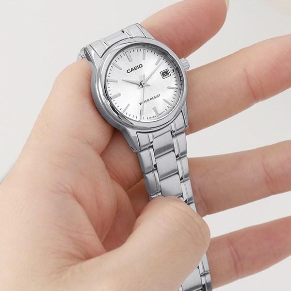 Casio Женский костюм Классические металлические часы