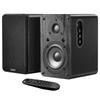 Bookshelf 2 Desktop Stereo Speakers for Black 2-way Speakers, Sets, 100W, 4-inch Woofer/1.5-inch Tweeter, Bluetooth/USB input/AUX input/HDMI