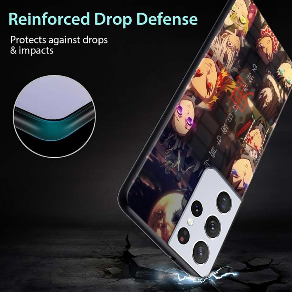 Чехол для Samsung Galaxy S21 S20 S10 S9 S8 Plus Ultra 5g S10lite S10e S7edge S20 S21 Fe, чехол Demon Slayer Kimetsu, аниме